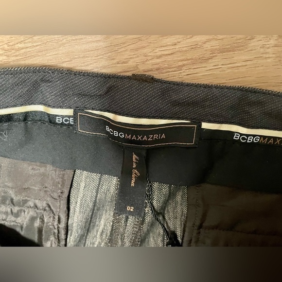 100% Authentic BCBGMaxAzria BCBG Camilla Striped Pants Size 2 NWT New with Tags - Picture 4 of 4